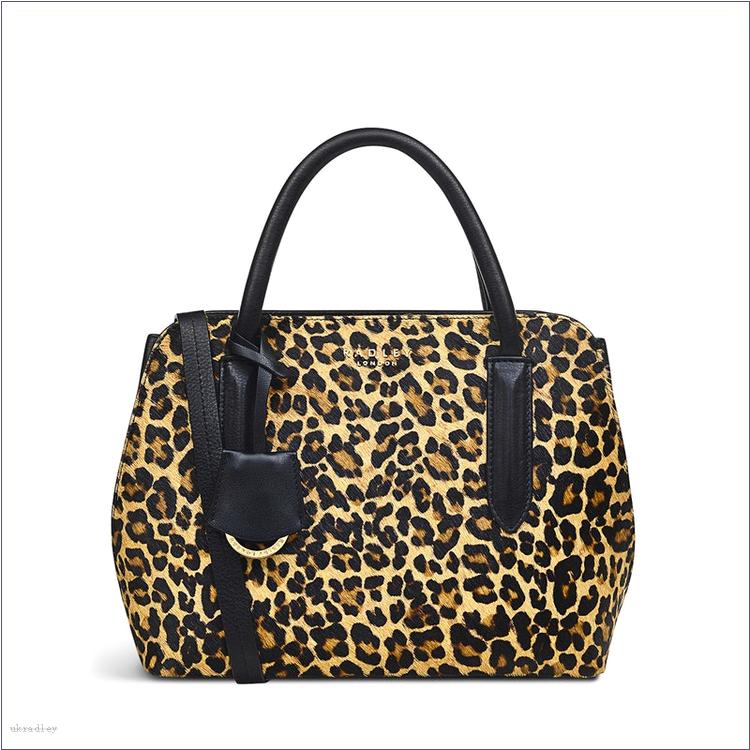  BAGRadleyUK Liverpool Street 2.0 - Faux Leopard, Small Zip-Top Multiway