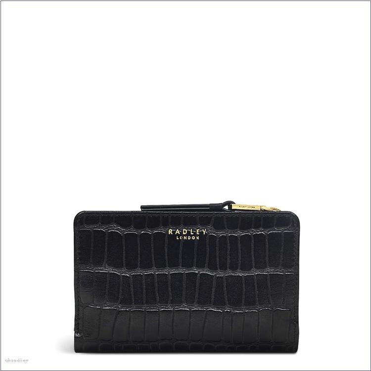  BAGRadleyUK Liverpool Street - Faux Croc, Medium Bifold Purse