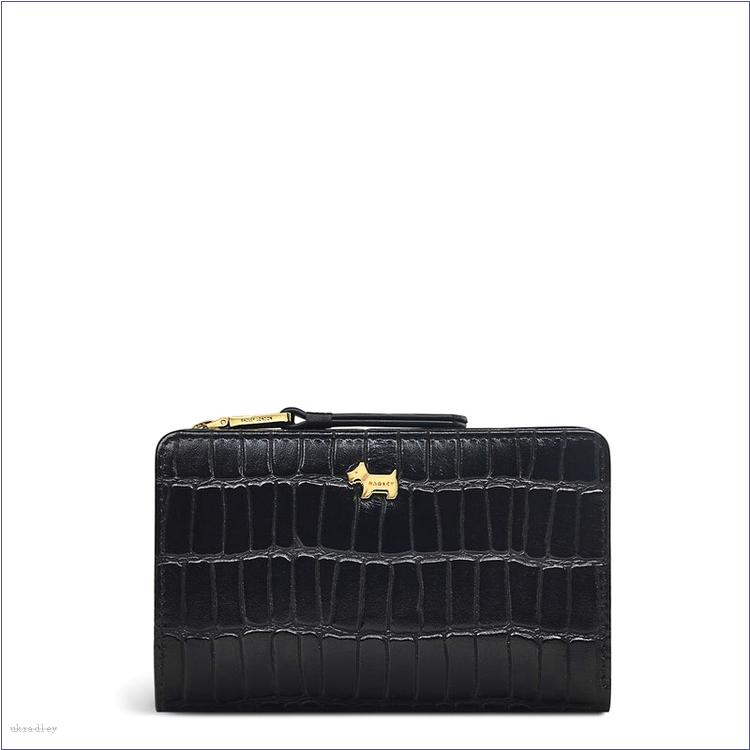  BAGRadleyUK Liverpool Street - Faux Croc, Medium Bifold Purse