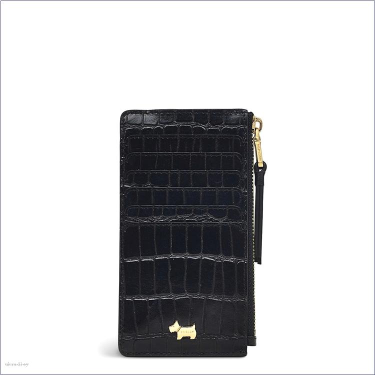  BAGRadleyUK Liverpool Street - Faux Croc, Medium Ziptop Coin Purse