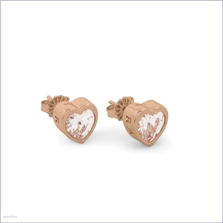  BAGRadleyUK Love BAGRadleyUK, Clear Stone Heart Earrings