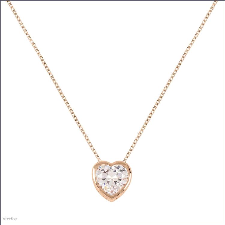  BAGRadleyUK Love BAGRadleyUK, Clear Stone Heart Necklace