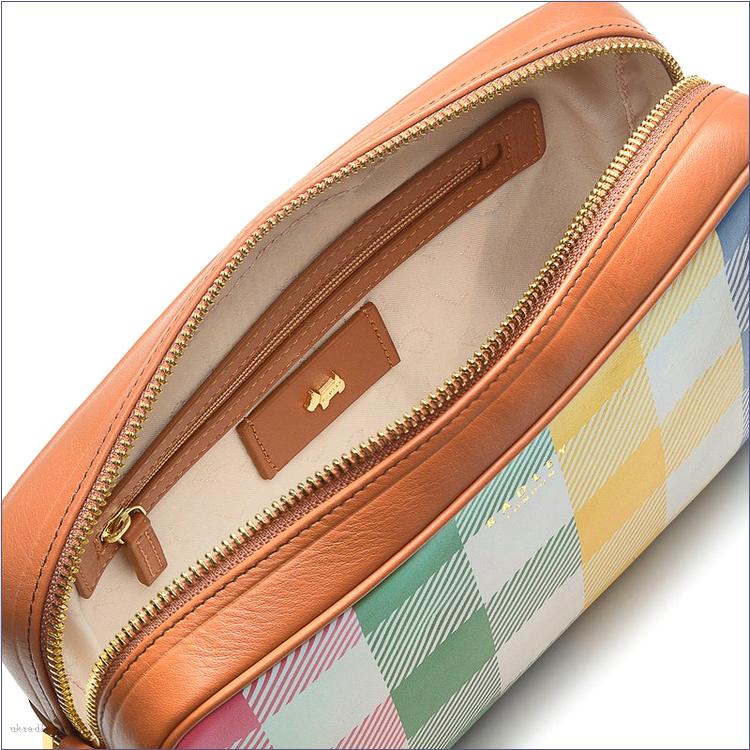  BAGRadleyUK Manor Grove - Gingham, Small Ziptop Camera Bag