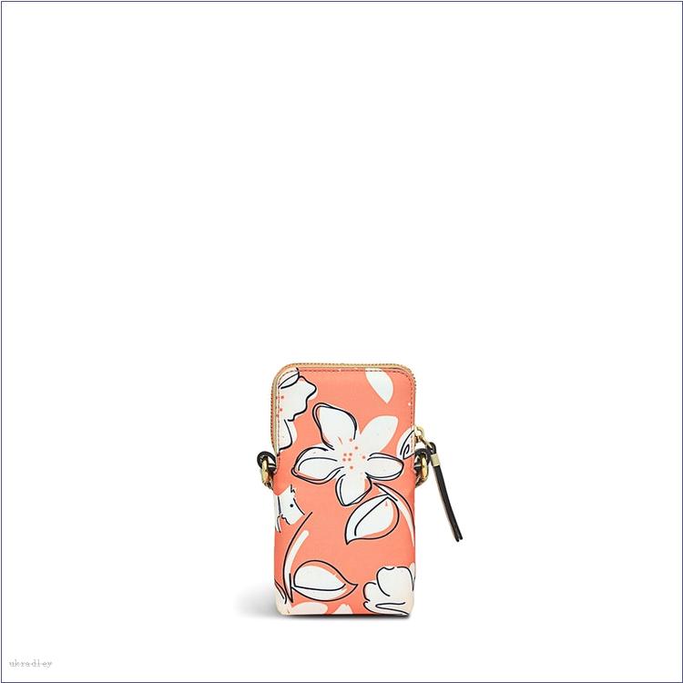  BAGRadleyUK Maple Cross - Thrift Floral, Medium Zip Around Phone Crossbody