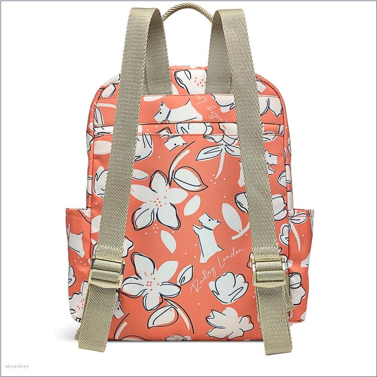  BAGRadleyUK Maple Cross - Thrift Floral, Medium Ziptop Backpack