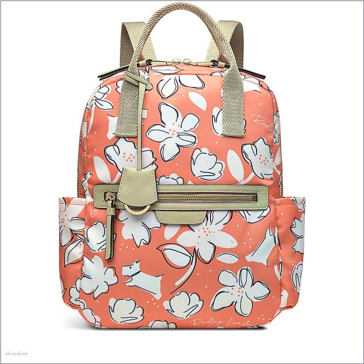  BAGRadleyUK Maple Cross - Thrift Floral, Medium Ziptop Backpack