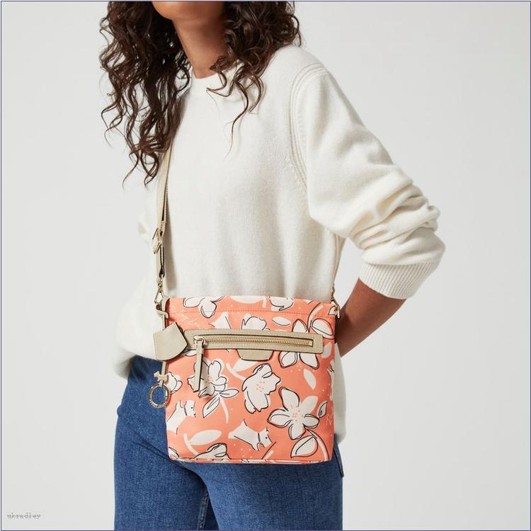  BAGRadleyUK Maple Cross - Thrift Floral, Small Ziptop Crossbody