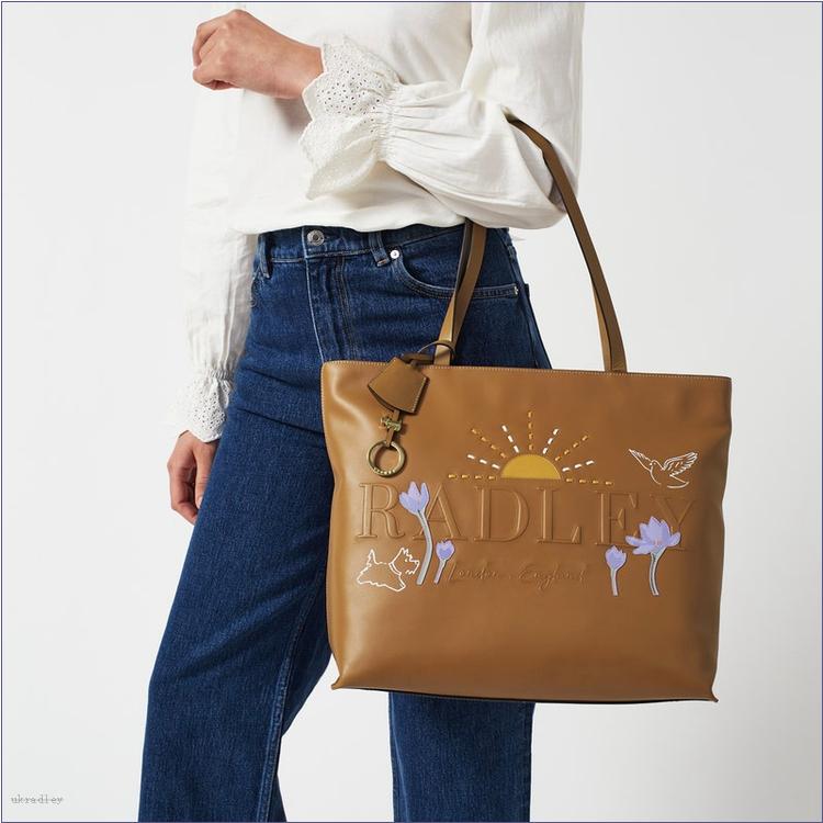  BAGRadleyUK Museum Street - Spring Bulbs, Medium Zip-Top Tote