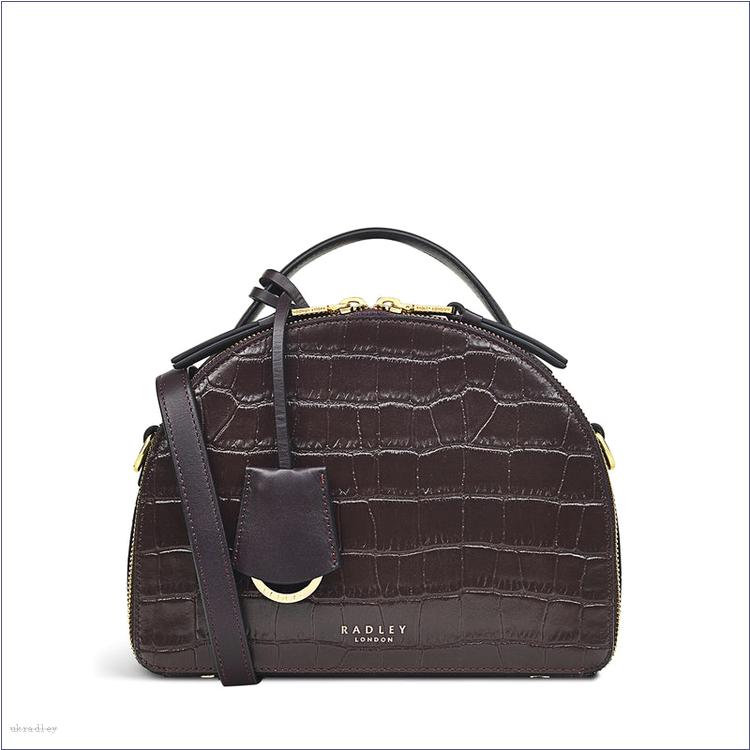  BAGRadleyUK Orchard Road - Faux Croc, Small Zip Around Crossbody