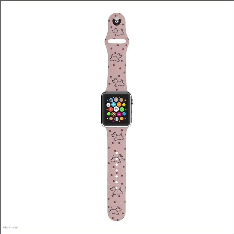  BAGRadleyUK Orchard Way, Printed Silicone Strap Compatible With 38/40/41Mm Apple 