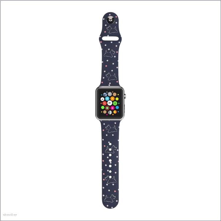  BAGRadleyUK Orchard Way, Printed Silicone Strap Compatible With 38/40/41Mm Apple 