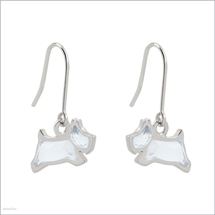  BAGRadleyUK Park Place, Faceted Dog Earrings