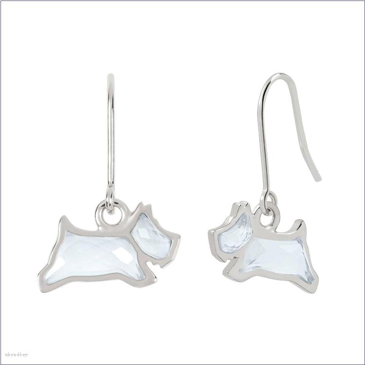  BAGRadleyUK Park Place, Faceted Dog Earrings