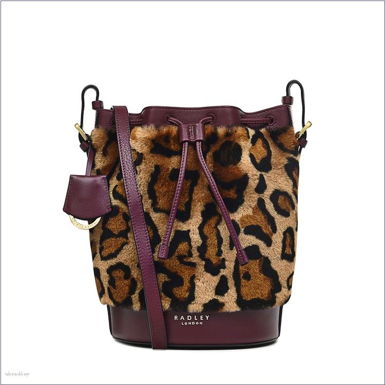  BAGRadleyUK Peregrine Road - Faux Teddy, Medium Drawstring Crossbody