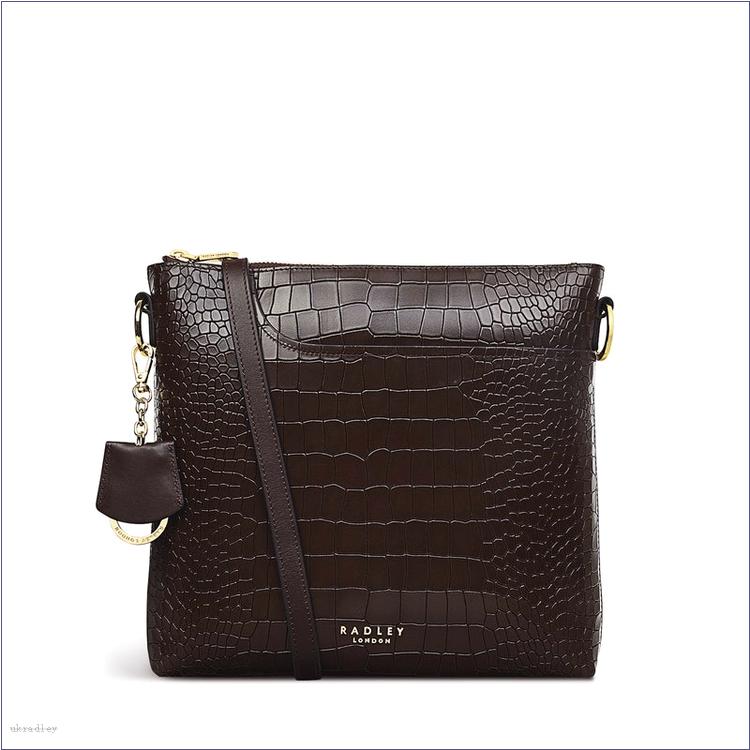  BAGRadleyUK Pockets 2.0 - Faux Croc, Medium Ziptop Crossbody