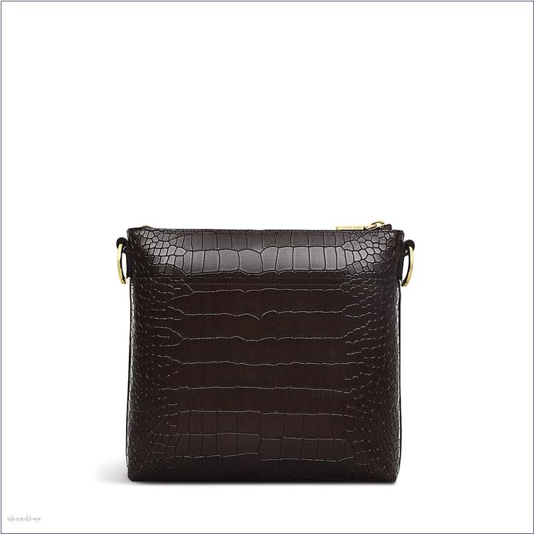  BAGRadleyUK Pockets 2.0 - Faux Croc, Small Ziptop Crossbody