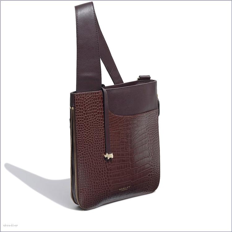  BAGRadleyUK Pockets - Faux Croc, Medium Zip Around Cross Body Bag