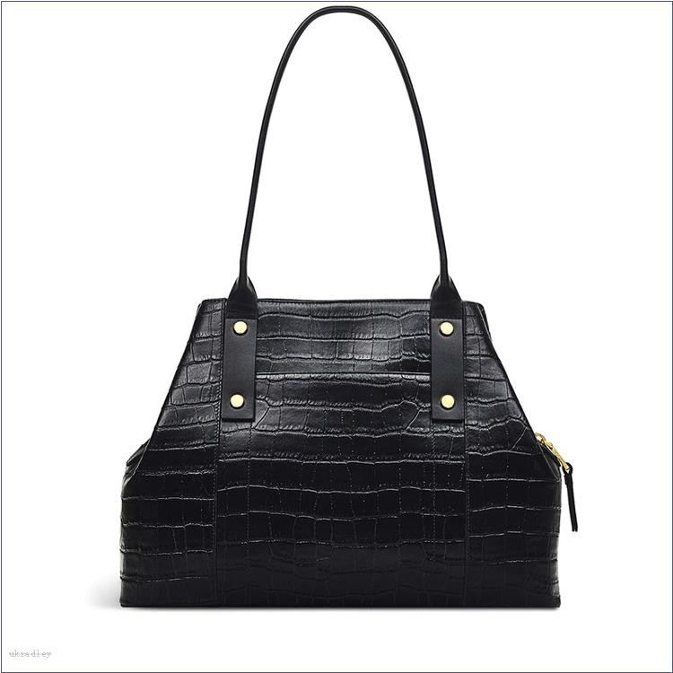  BAGRadleyUK Provence Street - Faux Croc, Medium Zip-Top Shoulder