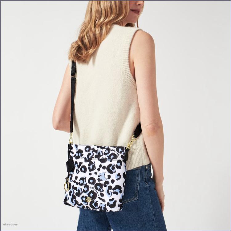  BAGRadleyUK BAGRadleyUK 24/7 Leopard, Small Zip-Top Cross Body