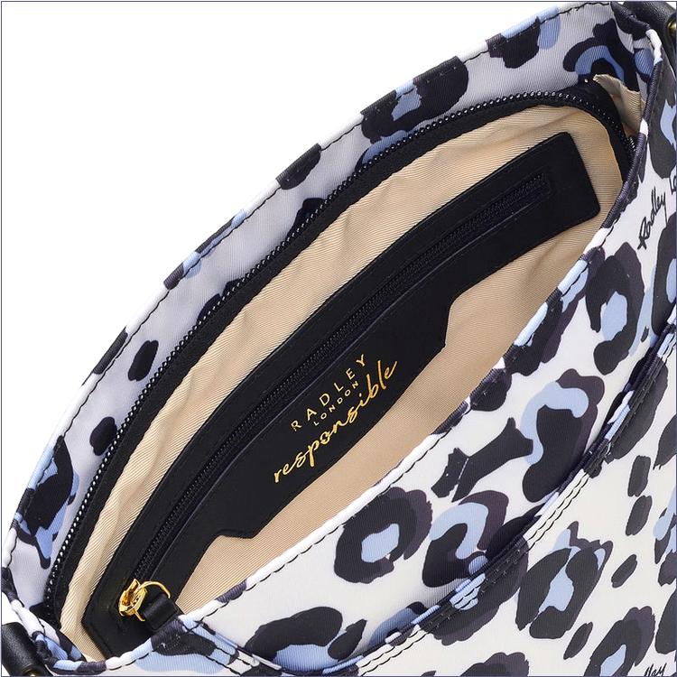  BAGRadleyUK BAGRadleyUK 24/7 Leopard, Small Zip-Top Cross Body