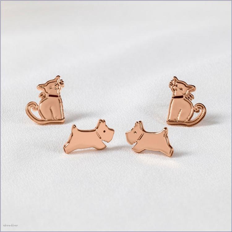  BAGRadleyUK BAGRadleyUK And Friends, Cat And Dog Twin Pack Earrings