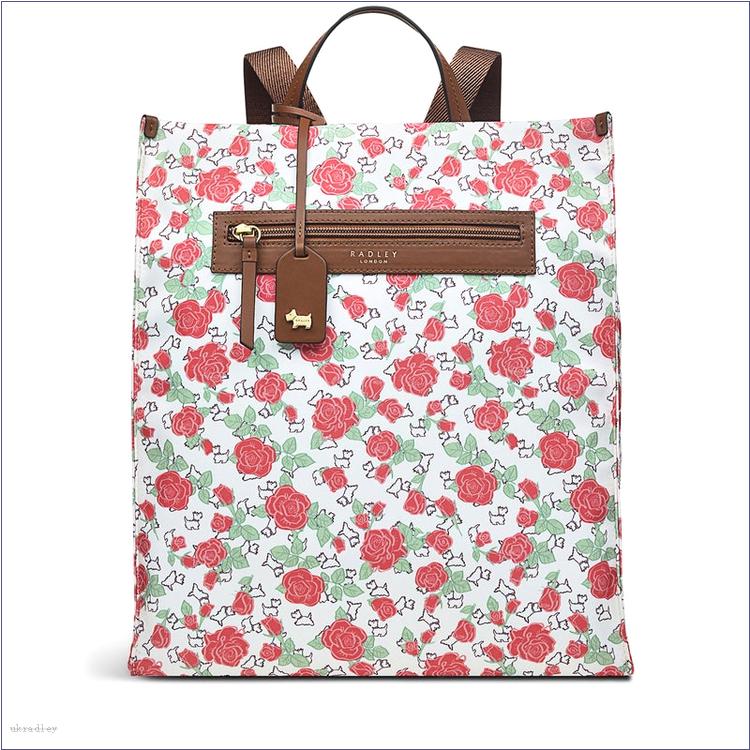  BAGRadleyUK BAGRadleyUK Roses Responsible, Medium Zip-Top Backpack