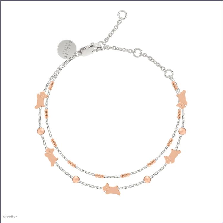  BAGRadleyUK Shephardess Walk, Double Layer Bracelet