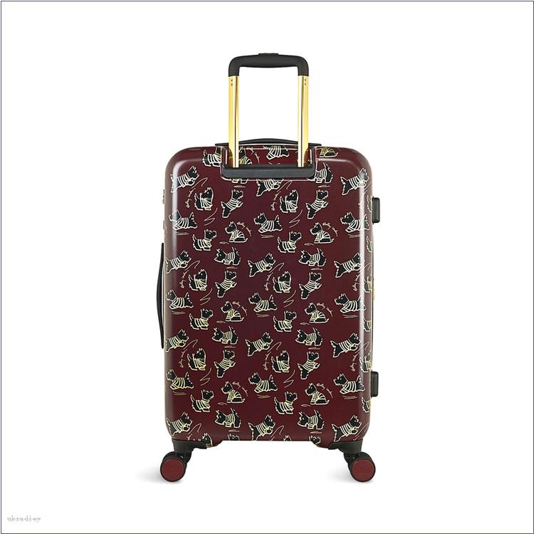  BAGRadleyUK Signature Dog, 4 Wheel Medium Suitcase