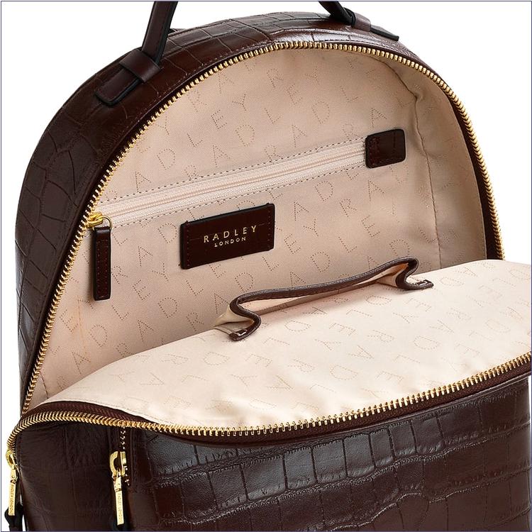  BAGRadleyUK Sutton Acres - Faux Croc, Medium Zip Around Backpack