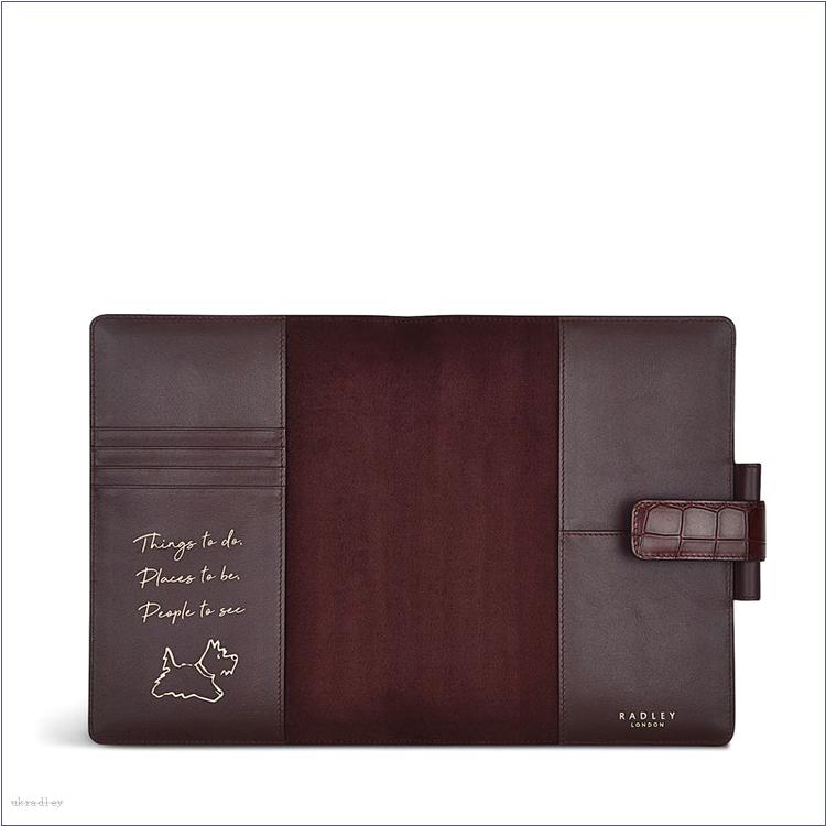  BAGRadleyUK Thomas Road - Faux Croc, A5 Refillable Notebook