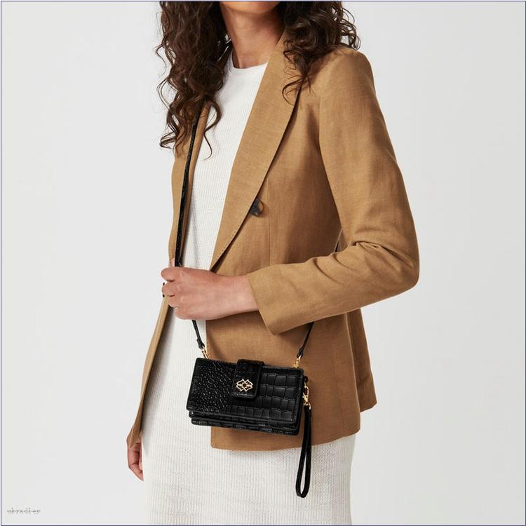  BAGRadleyUK West Mews - Faux Croc, Small Phone Crossbody