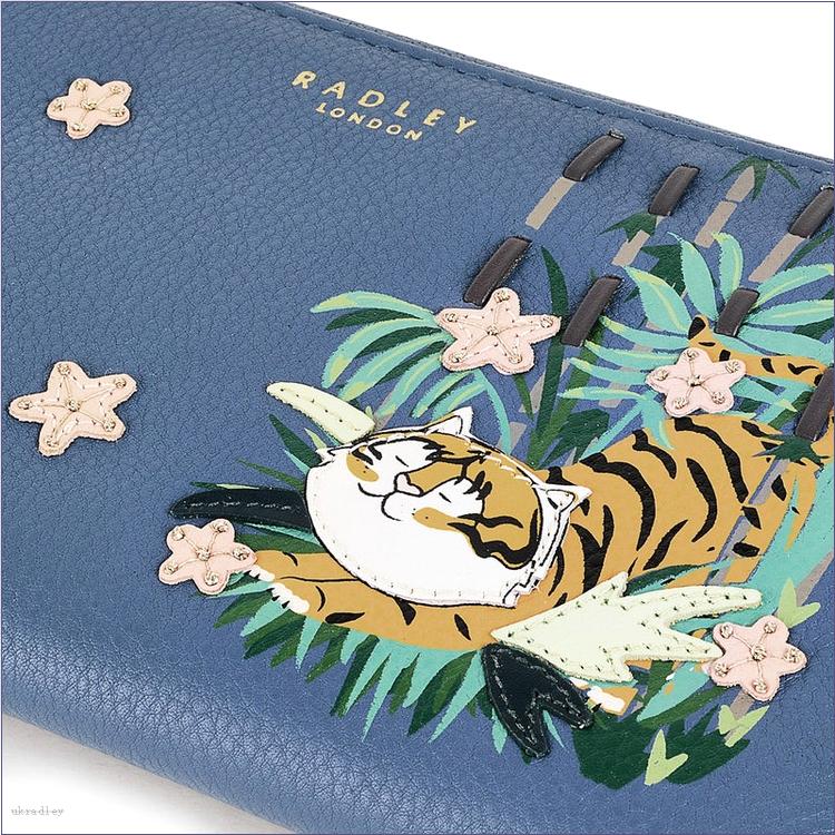  BAGRadleyUK Year Of The Tiger, Large Zip Around Matinee Purse